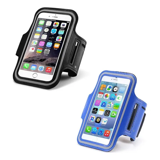 2 Funda Porta Celular Brazo Correr Gym Ejercicio Universal 
