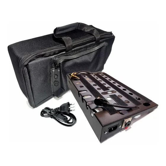 Pedalboard 35x20+elétrica+bag Semi Case+jack In Out