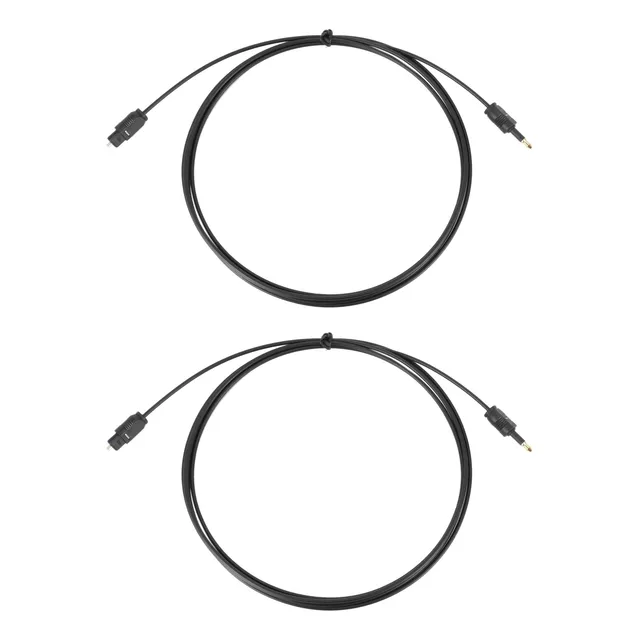 Cable De Audio Óptico Digital Con Conector De 2 M Y 3,5 Mm,