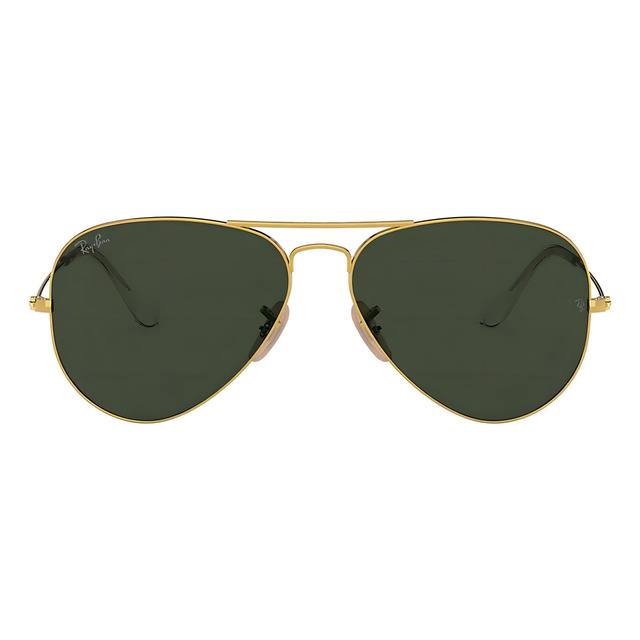 Óculos De Sol Ray-ban Aviator 3025, Lente Clássica W3400 Espelho Dourado/verde Verde G15 O... Óculos De Sol Ray-ban Aviator 3025, Lente Clássica W3400 Espelho Dourado/verde Verde G15 O...