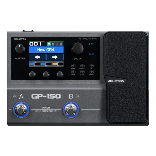 Valeton Gp-100 Pedal Multiefectos Estéreo Guitarra Bajo Ir