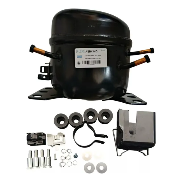 Compresor Kom 1/6 Hp R-134 110-120v 60hz Domestico