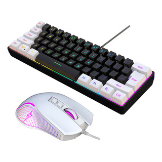 Kit De Computador Hxsj De 61 Teclas E Teclado Usb V700 Kit De Computador Hxsj De 61 Teclas E Teclado Usb V700