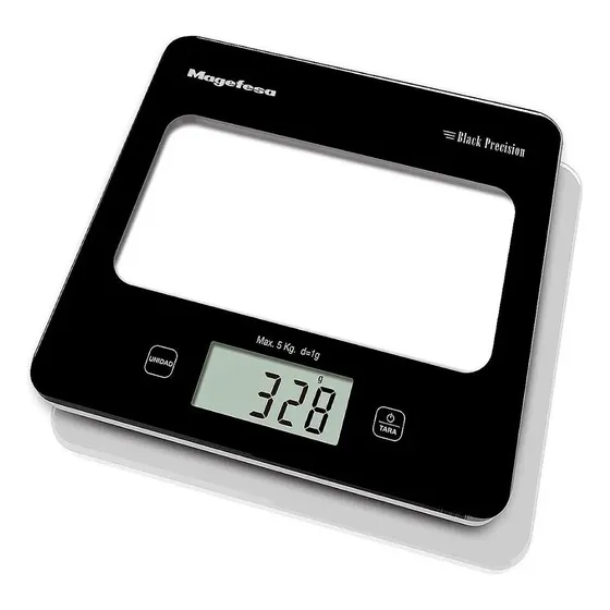 Pesa Digital Magefesa/ Cocina/ Black Precisión/ 5 Kg/ 34601