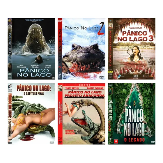 Coleção Dvds Filmes: Pânico No Lago