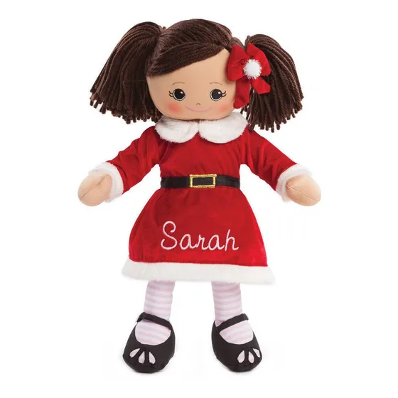 Muñeca De Trapo De Juguete Personalized Christmas Hispana