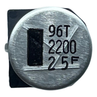 5x Capacitor Eletrolitico 2200uf/25v Smd 105º 16x17mm 5x Capacitor Eletrolitico 2200uf/25v Smd 105º 16x17mm