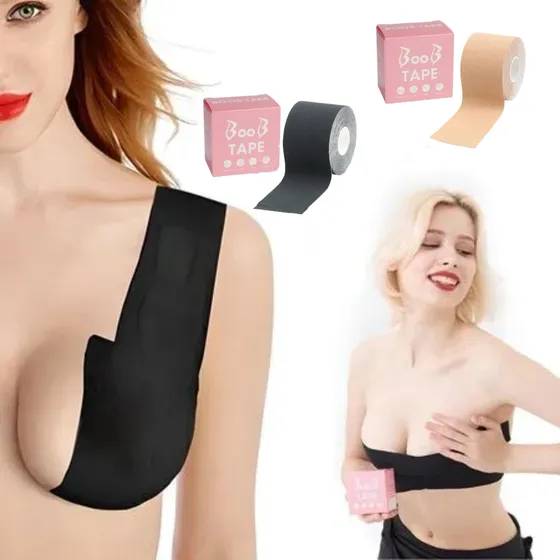 Boob Tape 5cm X 5m, Cinta Invisible Damas, Brasier Adhesivo 