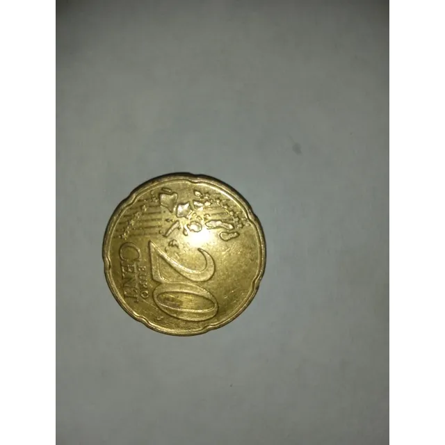 Moneda 20 Euro Cent Del 2002