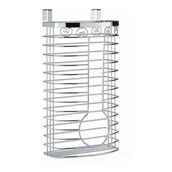 Sagler Soporte Para Bolsa Comestible Plastico Cromado Ya