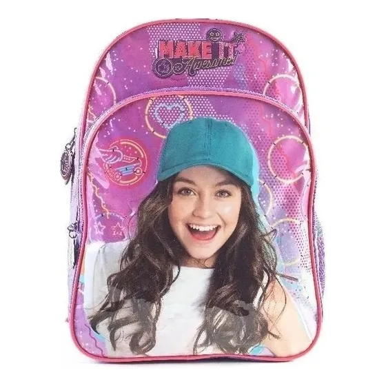 Mochila Espalda Soy Luna 16 P Wabro Sharif Express 81447 Color Borde Rosa
