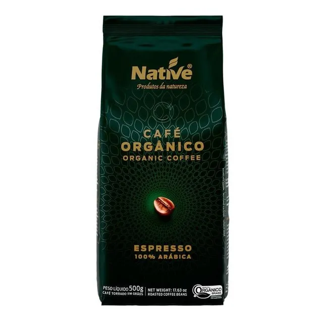 Café Orgânico Em Grãos Native Pacote 500g