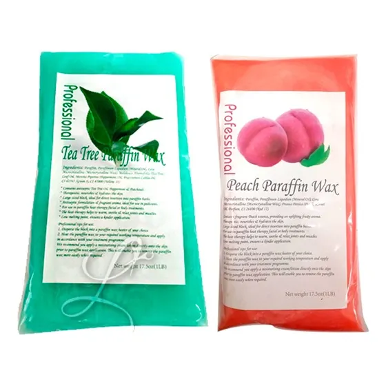 Parafina  Durazno O Te Verde 450gr Para Manos Y Pies