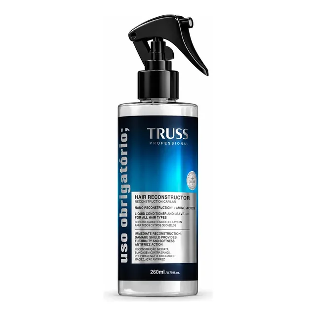 Uso Obrigatório Reconstrutor Capilar Leavein Antifrizz 260ml
