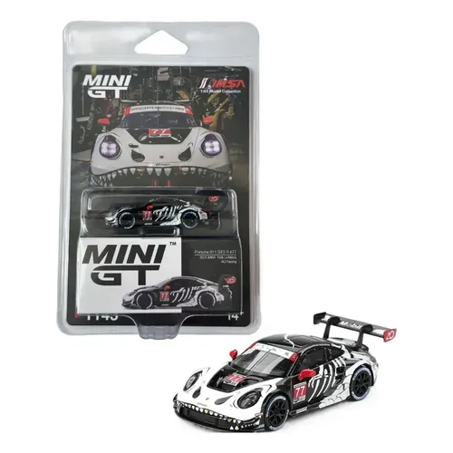 Mini GT Lamborghini Aventador SVJ 63 Roadster Preto 1:64