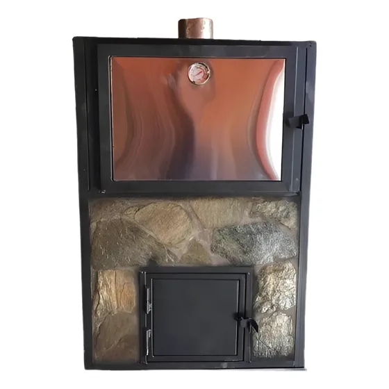 Horno Enlozado De Piedra Laja 100 Litros Leña O Carbón