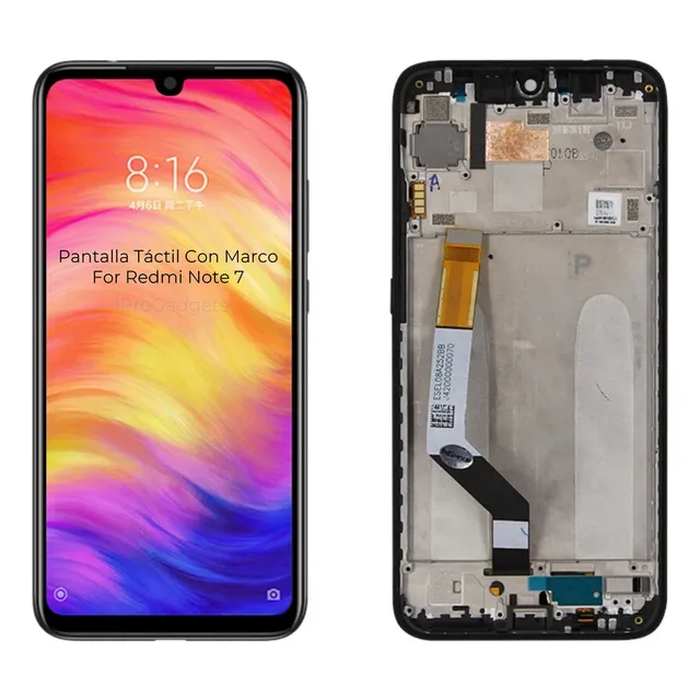 Sjp Pantalla Lcd Con Marco Para Redmi Note 7/note 7 Pro