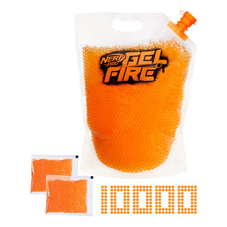 Repuesto Nerf Pro Gelfire Bolsa De 10.000 Recargas Naranja Repuesto Nerf Pro Gelfire Bolsa De 10.000 Recargas Naranja