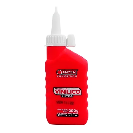 Cola Carpintero Tacsa Adhesivo Vinilico 200 Grs. Con Pico 