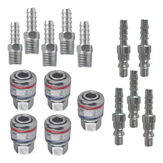 Kit Compressor - EspigĂŁo Engate RĂĄpido E Pino Engate 1/4 Kit Compressor - EspigĂŁo Engate RĂĄpido E Pino Engate 1/4