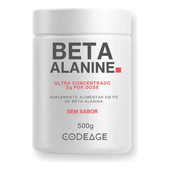 Beta Alanina Pura 500g Codeage Sabor Sem Sabor