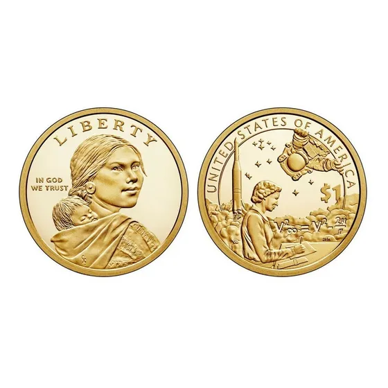 Robmar-moneda De La Serie De 1 Dolar Sacagawea Del Año 2019