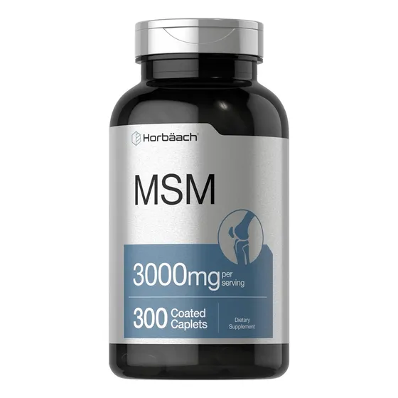 Suplemento Msm 3000 Mg 300 Comprimidos Horbaach Sabor Sin Sabor