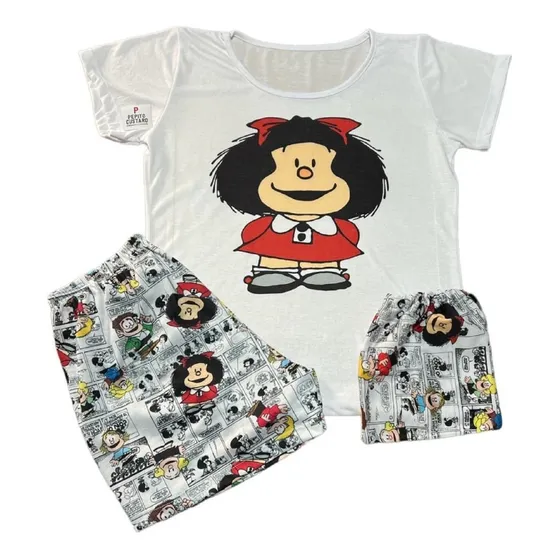 Pijamas Personajes Mujer Varios Diseños 