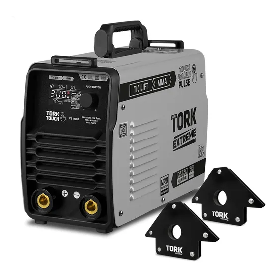 Máquina De Solda Inversora Touch 300 Amperes Vrd 220v + Kit
