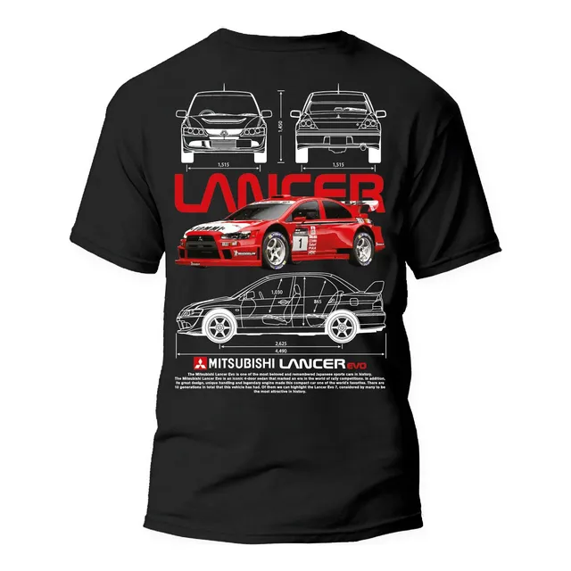 Playera De Lancer Evo ¡luce El Estilo Deportivo Y La Pasión!