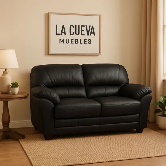 Sillon 2 Cuerpos Cuero Natural - Premium - Sofa - Lcm