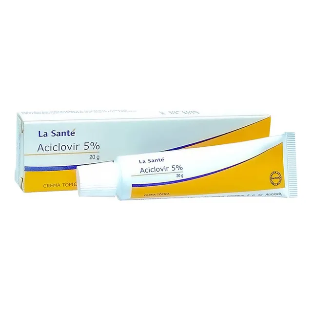 Aciclovir En Crema Topica 5% 20 G Lasante