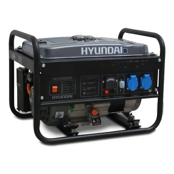 Generador portátil Hyundai HHY2200F 2.2 kW monofásico con tecnología AVR 220V