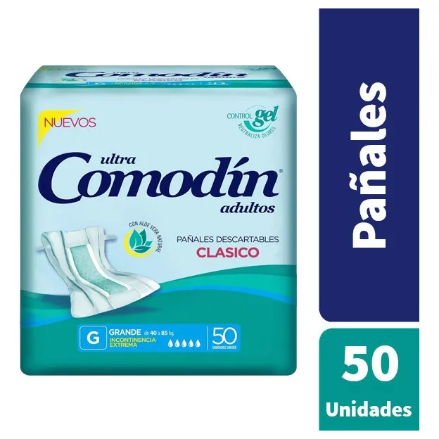 Pañales Comodín G X 50 Unidades Clásicos