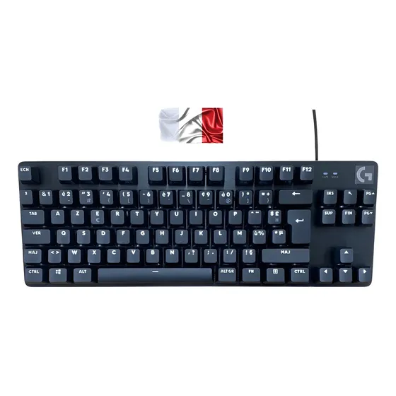 Teclado Mecânico Gamer Logitech G413 Tkl Se - Layout Francês Preto Francês