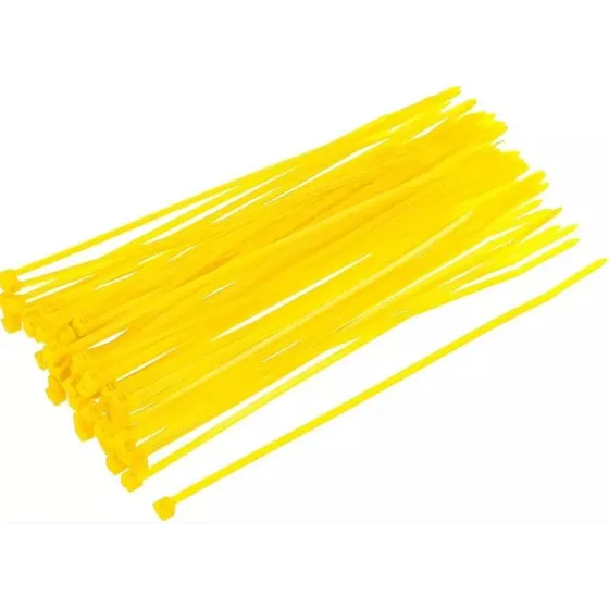 100 Amarra Plástica Multiusos Nylon Cable Color 4 Mm X 30mm