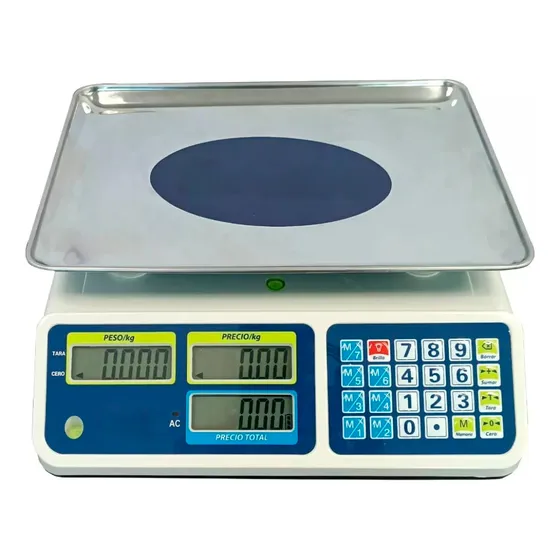 Balanza Electrónica 30kg Alta Precisión Batería Recargable 