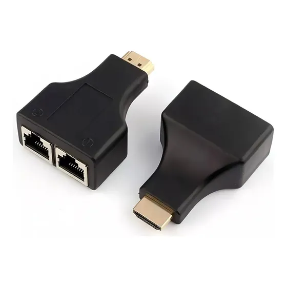Extensor Hdmi 30 Metros Via Cabo De Rede Rj45