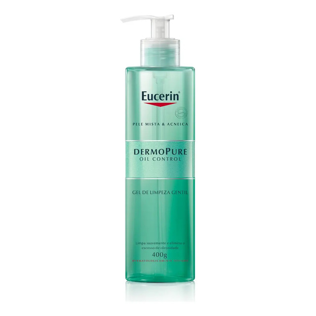 Cuidado Facial Dermopure Gel De Limpeza Gentil 400g Eucerin Mista E Acneica Dia/noite