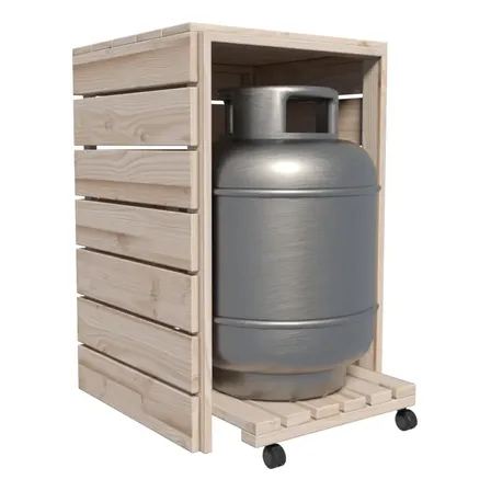 Suporte Moderno Buffet Adega + Deck C/rodas Madeira Pinus Bege