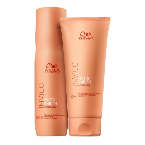Kit Wella  Nutri Enrich Shampoo 250ml + Condicionador  200ml