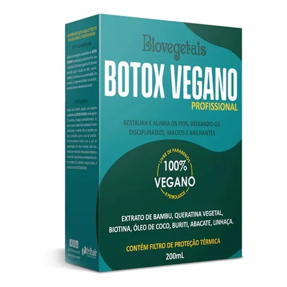Btx Capilar Vegano Profissional Biovegetais 200ml Trihair
