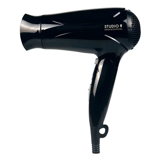 Secador de pelo Studio 9 Professional Travel Dryer JX-1818 negro 220V