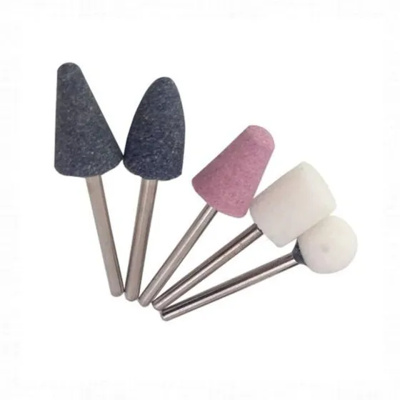 Set 5 Piezas Piedra Desbaste 1/8  Para Taladro