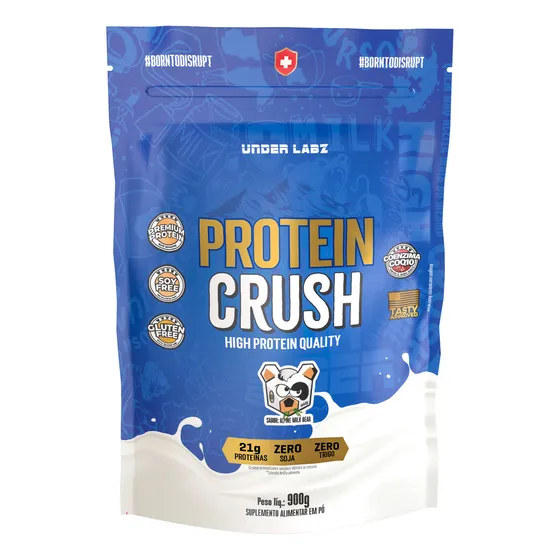 Whey Protein Crush Refil 900g Alpine Milk - Under Labz Sabor Milk Bear