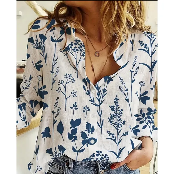 Blusa Casual Mujer Temu Modelo Elegante