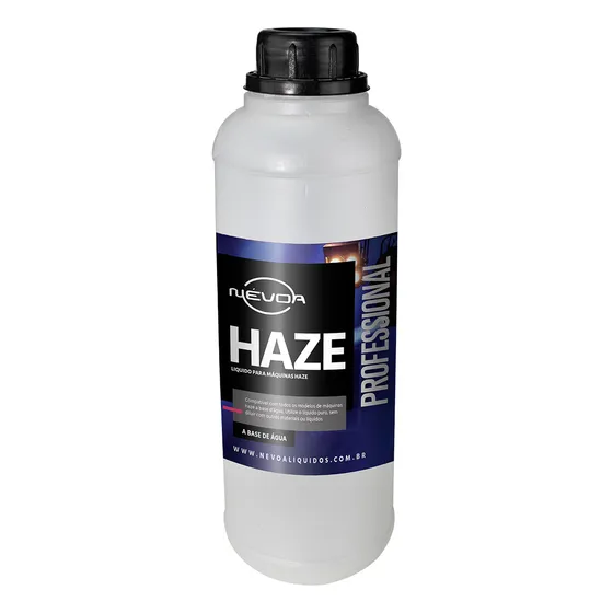Liquido Fluido Maquina Fumaça Haze Base Agua 1 Litro Neutro Galão Nevoa Professional
