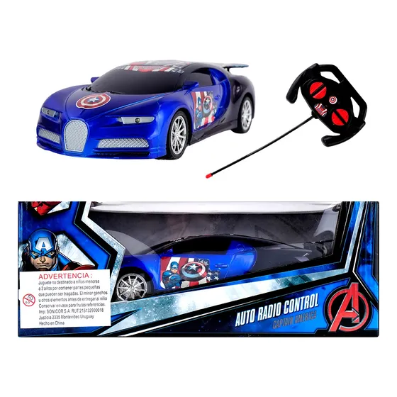 Auto A Control Remoto The Avengers Edicion Capitan America