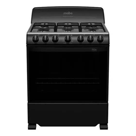 Estufa A Gas 30 Pulgadas (76 Cm) Negro Mabe - Em7641bain2