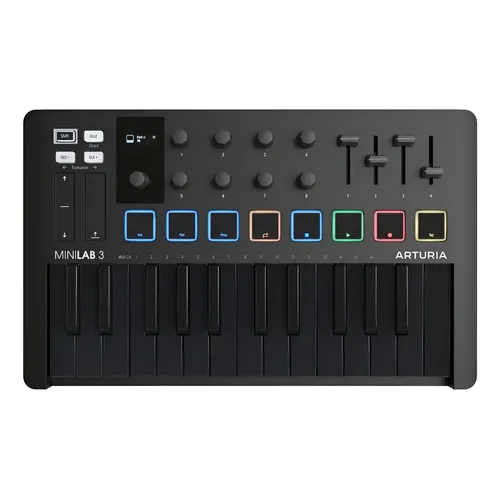 Arturia Minilab 25 Black Teclado Controlador Midi Usb Loja | Frete